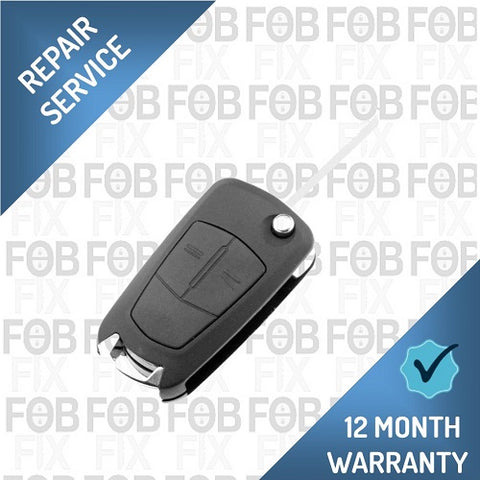 Vauxhall 2 Button key flip fob repair service